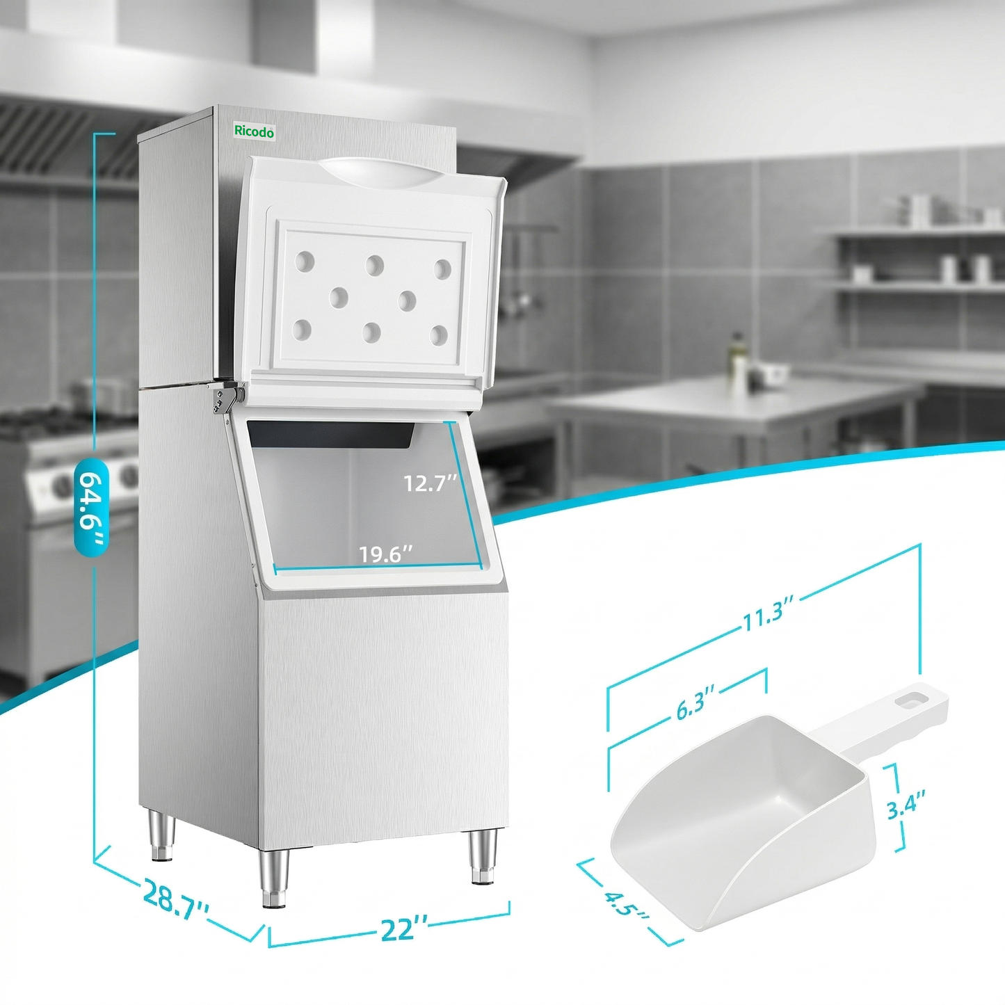 Industrial-Grade High-Capacity Ice Machine