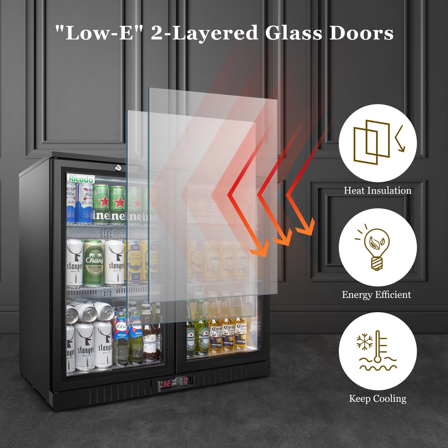 Under Counter Beverage Refrigerator