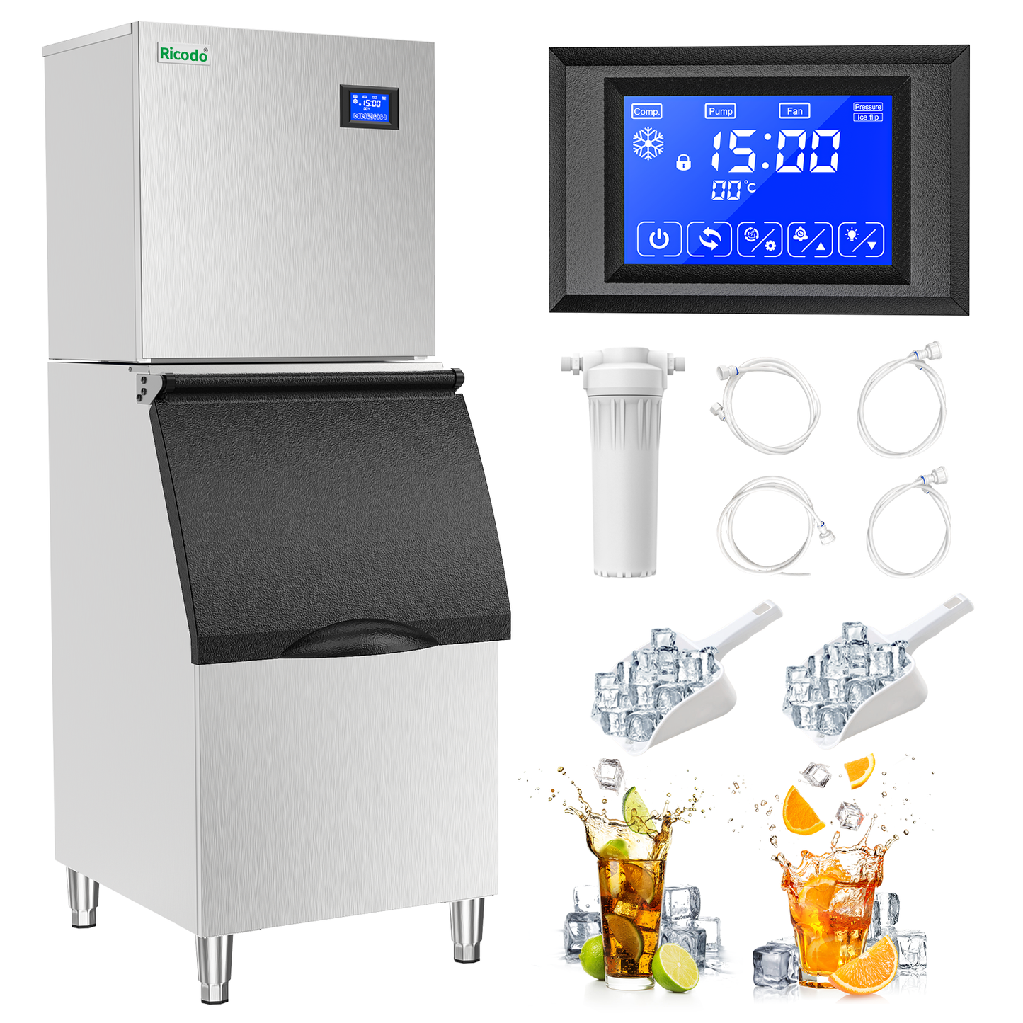 Industrial-Grade High-Capacity Ice Machine