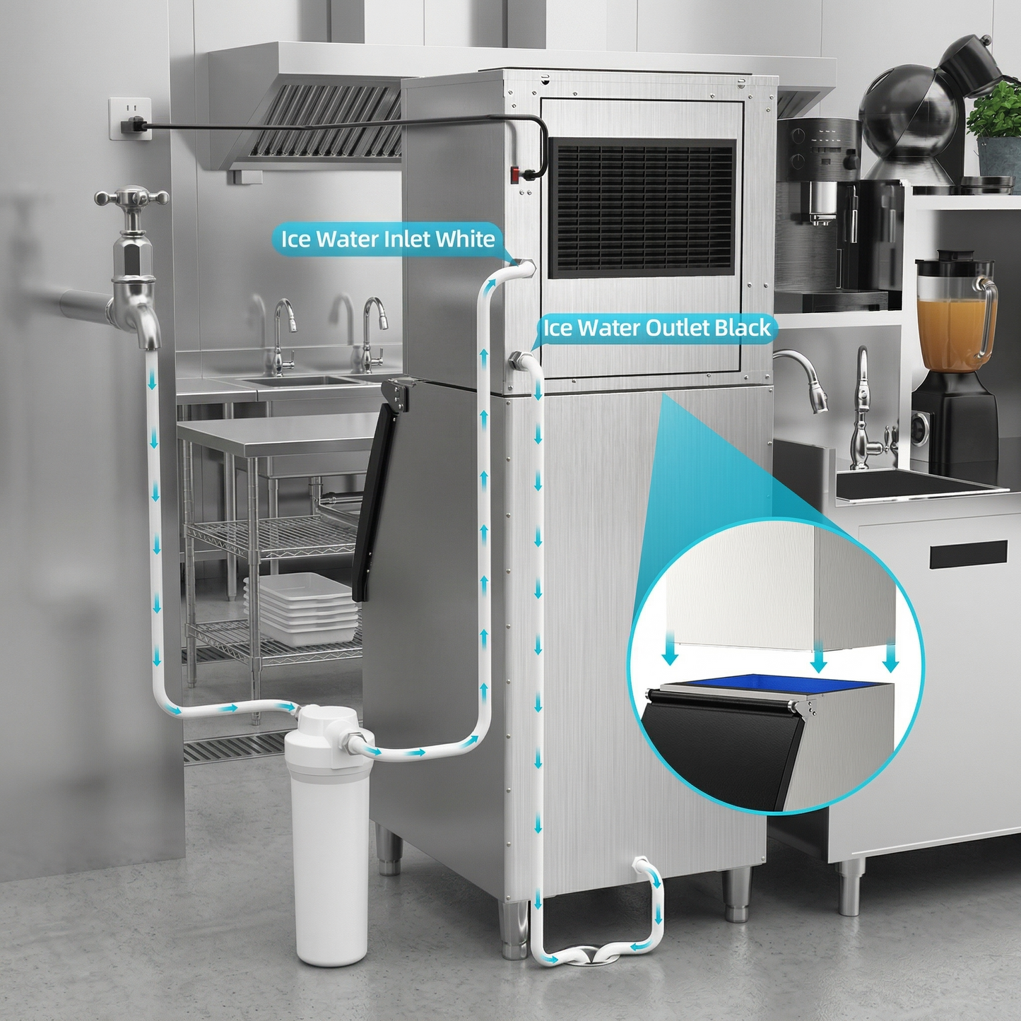Industrial-Grade High-Capacity Ice Machine